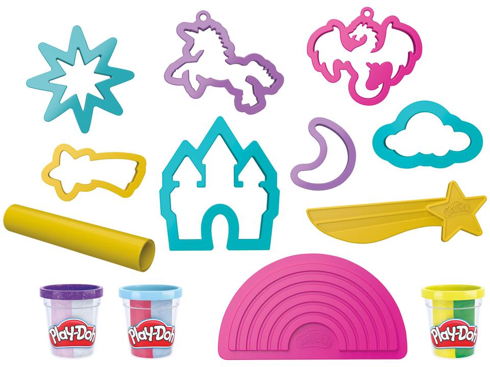 Kit Massinha Play-Doh Mundo Mágico dos Unicórnios - 1