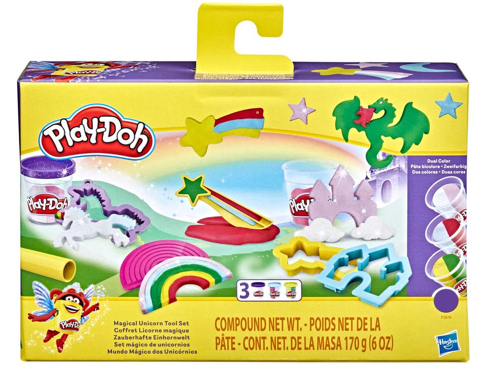 Kit Massinha Play-Doh Mundo Mágico dos Unicórnios - 2