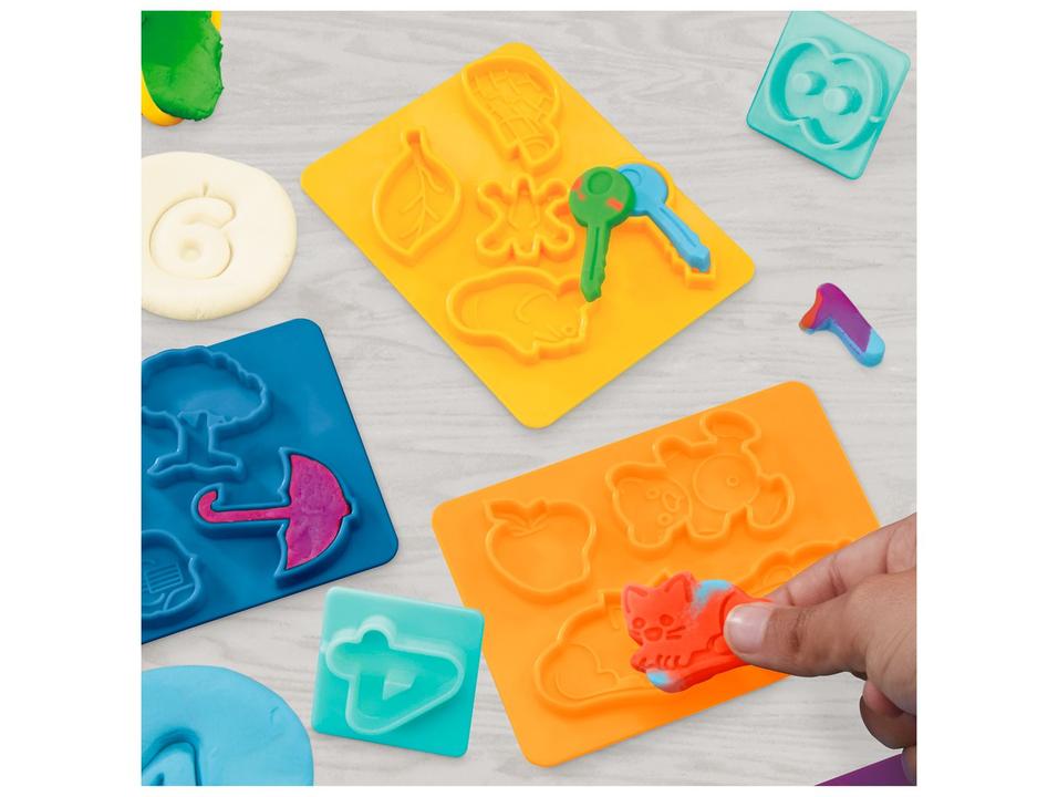 Kit Massinha Play-Doh Números Hasbro com 13 Moldes - 5