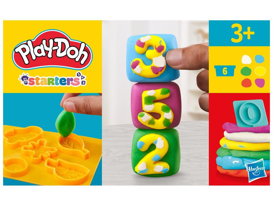 Kit Massinha Play-Doh Números Hasbro com 13 Moldes - 1