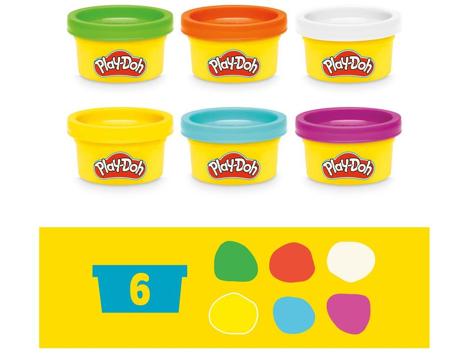 Kit Massinha Play-Doh Números Hasbro com 13 Moldes - 7