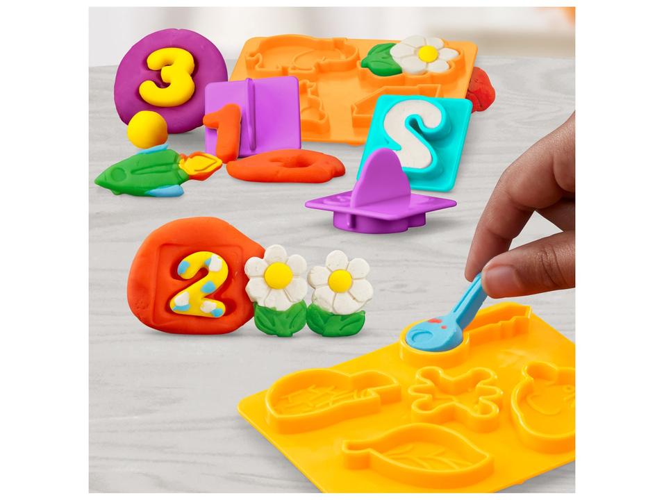 Kit Massinha Play-Doh Números Hasbro com 13 Moldes - 2