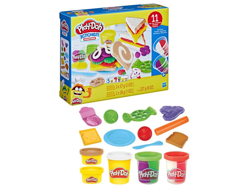 Kit Massinha Play-Doh Sanduíches Coloridos Kitchen - 1