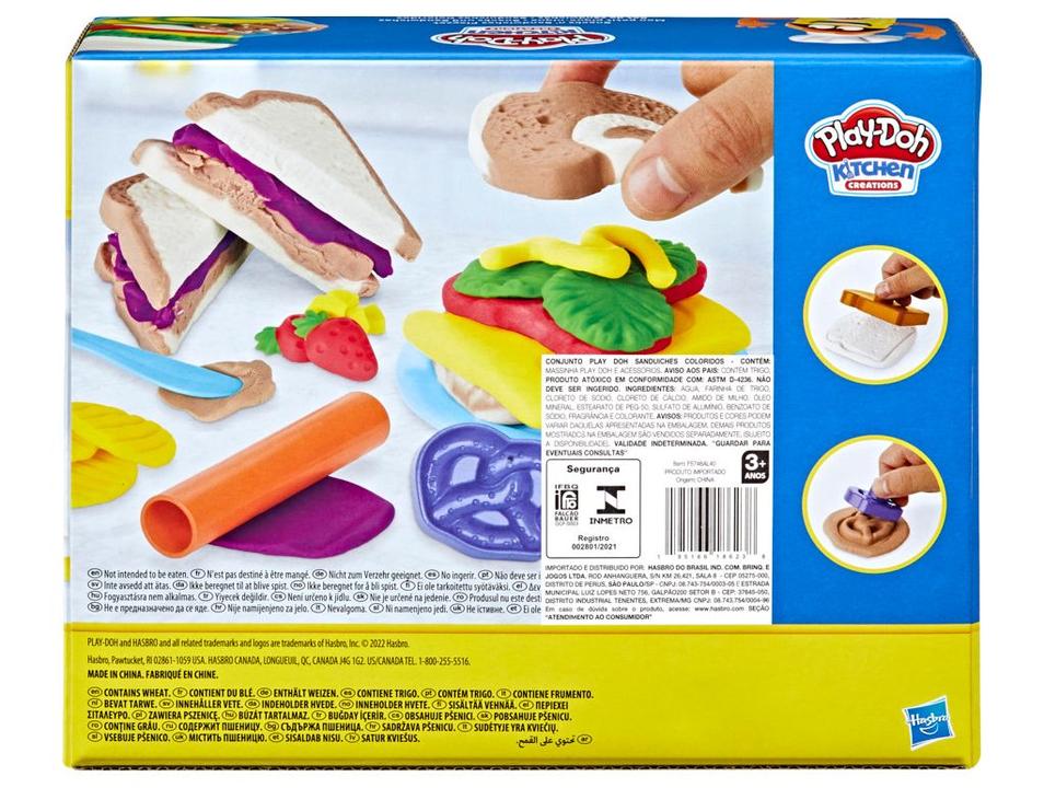 Kit Massinha Play-Doh Sanduíches Coloridos Kitchen - 2