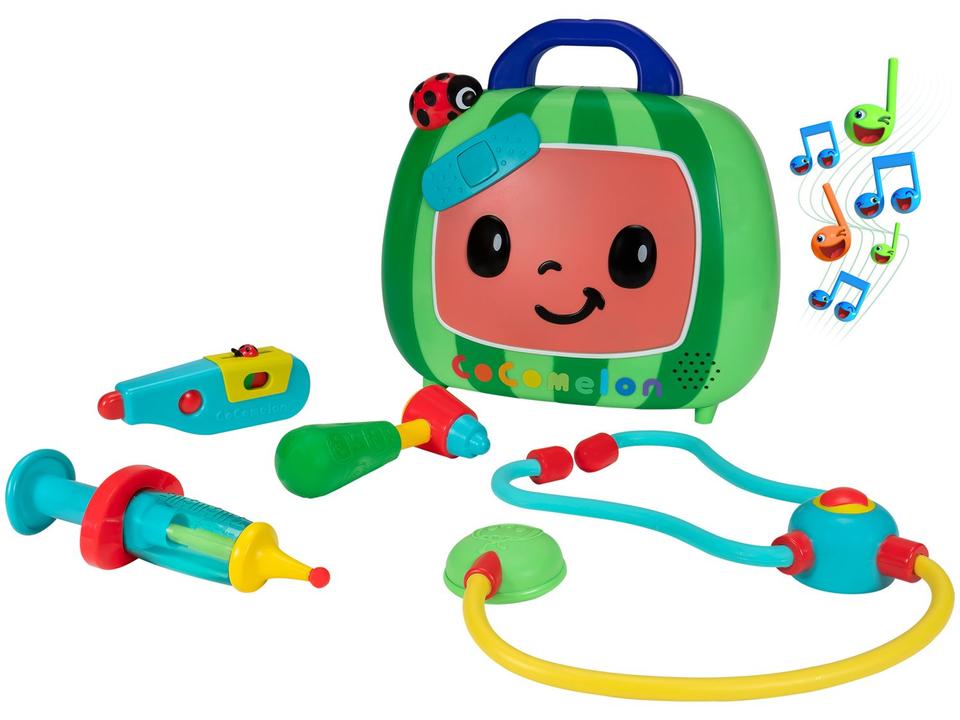 Kit Médico Infantil Cocomelon Musical 4 Peças - 7