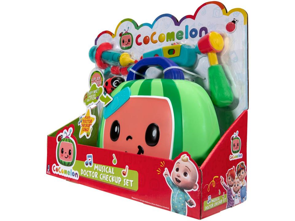 Kit Médico Infantil Cocomelon Musical 4 Peças - 12