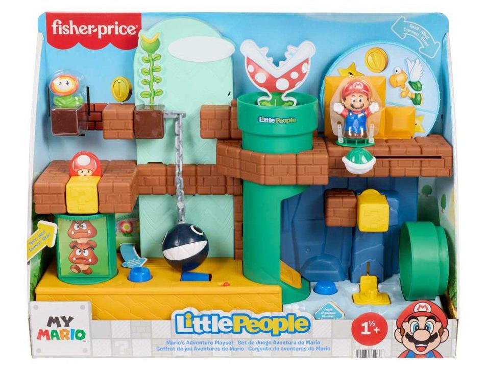 Kit Mundo do Mario Bros Little People Mattel - 5
