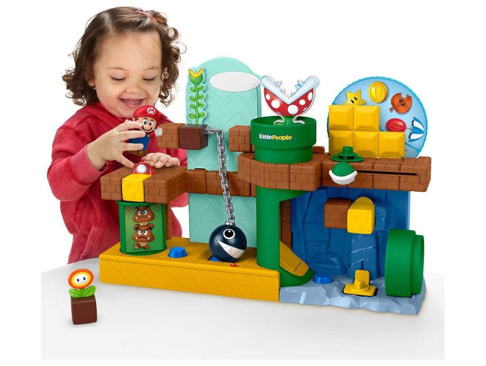 Kit Mundo do Mario Bros Little People Mattel - 4