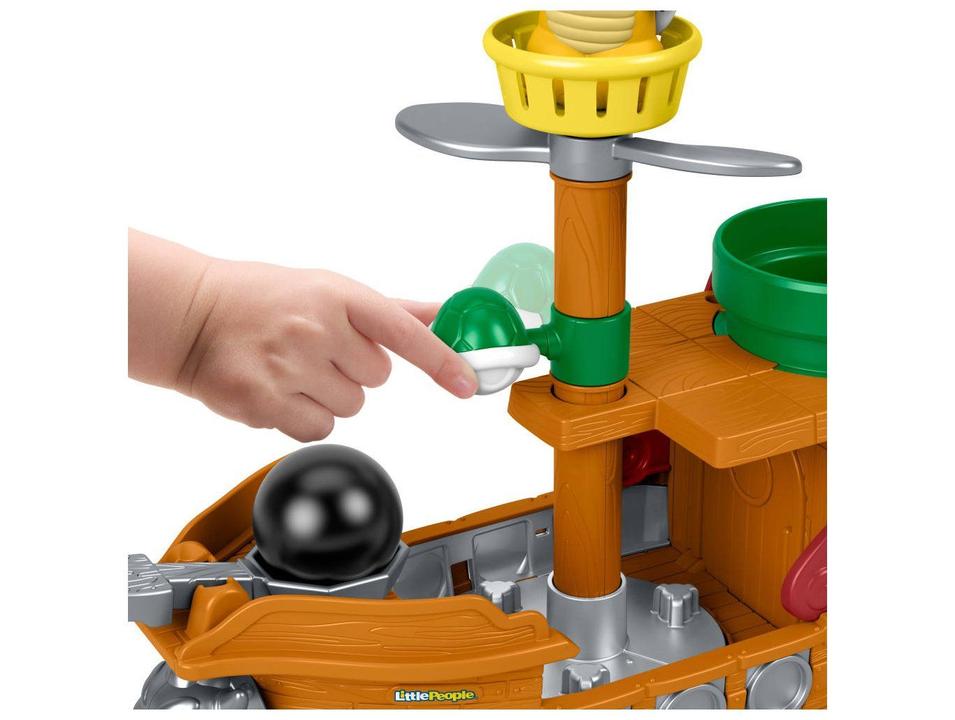 Kit Navio de Batalha do Bowser Little People Mattel - 5