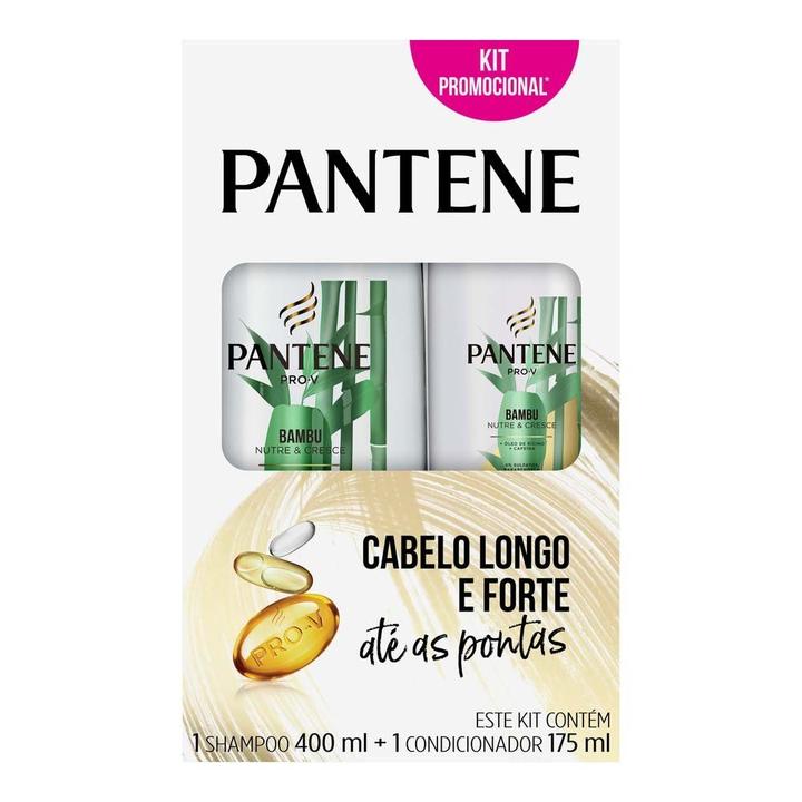 Kit Pantene PRO-V Bambu Shampoo 400ml + Condicionador 175ml - 6