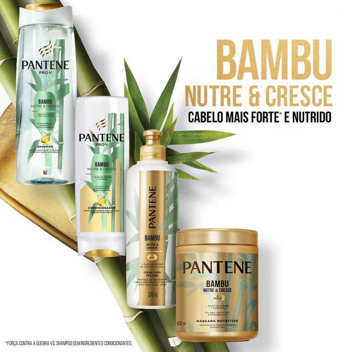 Kit Pantene PRO-V Bambu Shampoo 400ml + Condicionador - 3