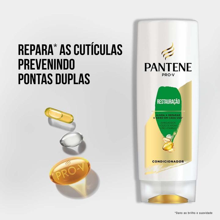 Kit Pantene PRO-V Restauração Shampoo 350ml + Condicionador 175ml - 3