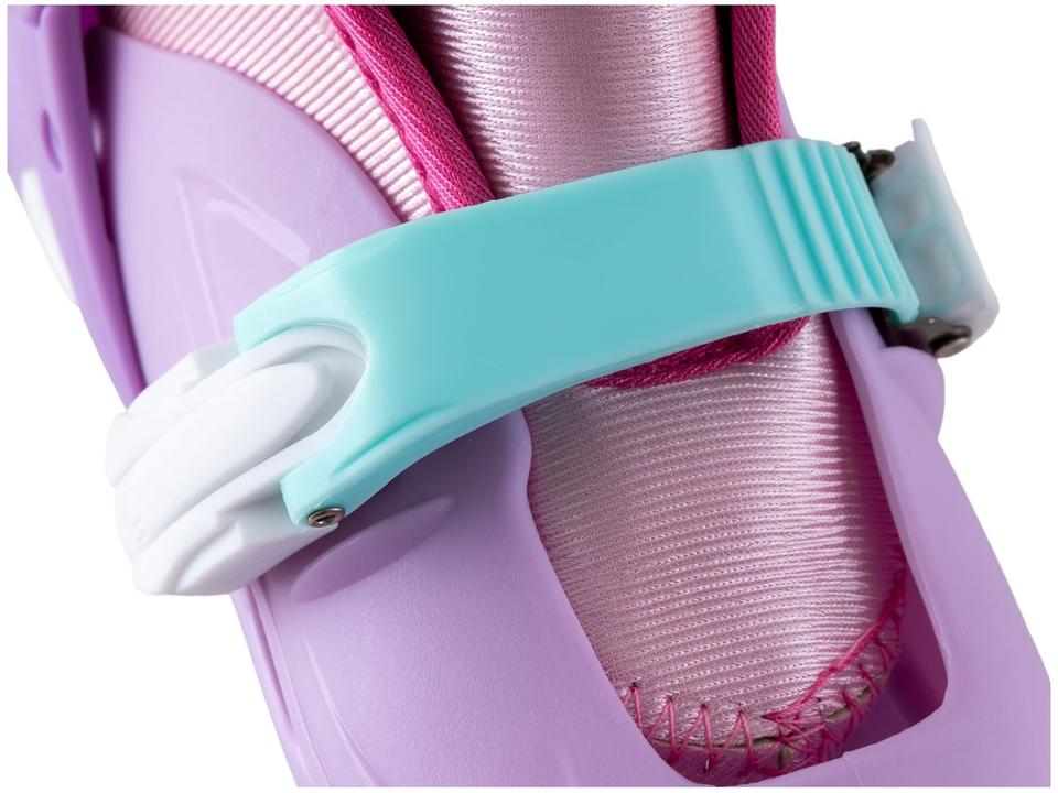 Kit Patins Infantil In Line Zippy Toys Rosa - 7