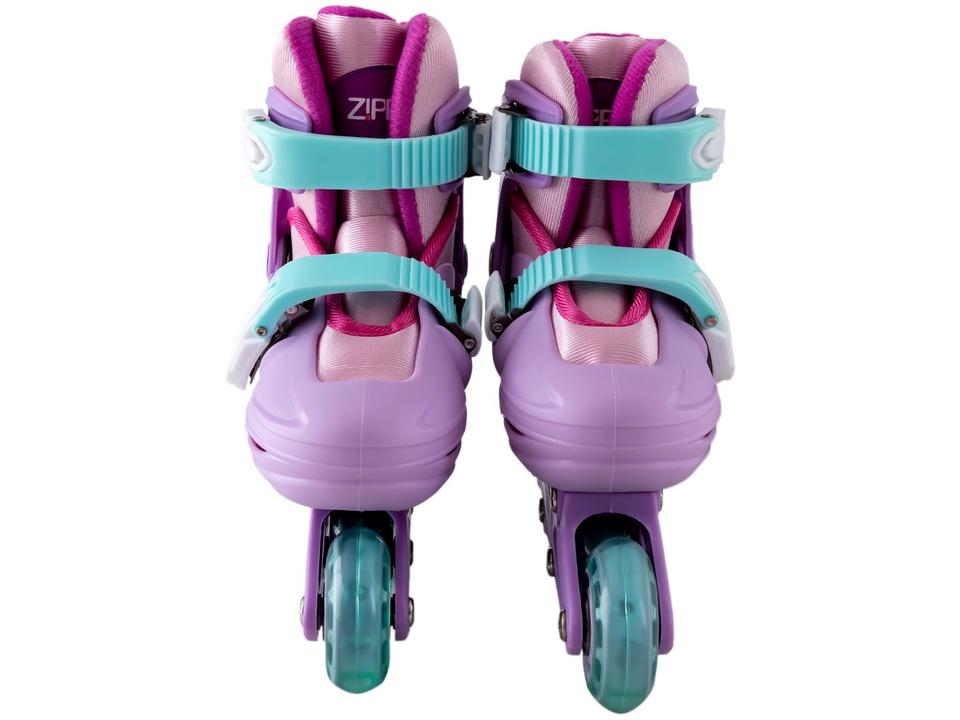 Kit Patins Infantil In Line Zippy Toys Rosa - 2