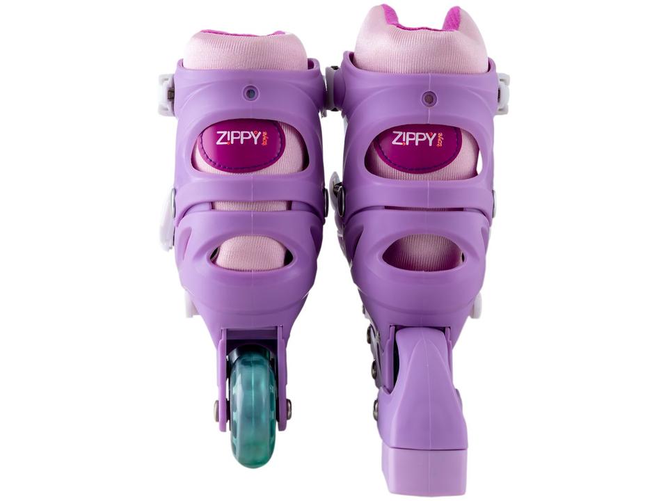 Kit Patins Infantil In Line Zippy Toys Rosa - 3