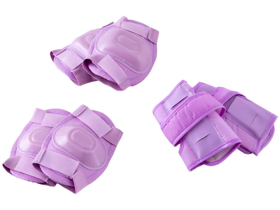 Kit Patins Infantil In Line Zippy Toys Rosa - 11