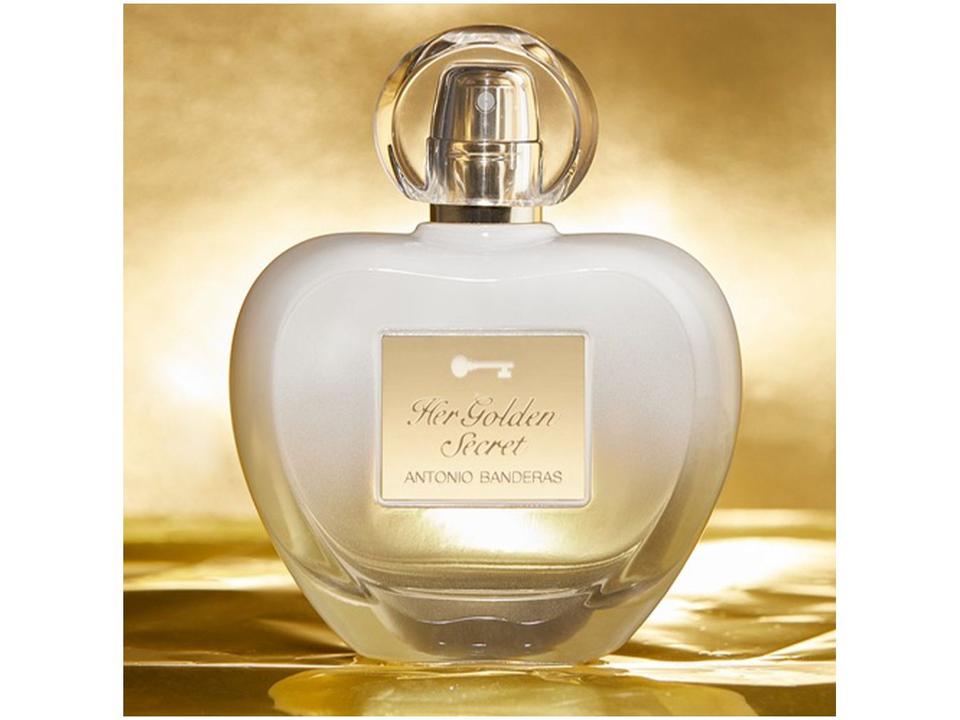 Kit Perfume Antonio Banderas Her Golden Secret - Feminino Eau de Toilette 80ml com Desodorante - 5