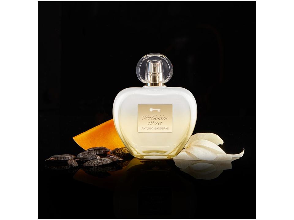 Kit Perfume Antonio Banderas Her Golden Secret - Feminino Eau de Toilette 80ml com Desodorante - 3