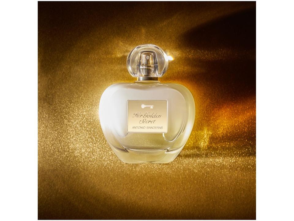 Kit Perfume Antonio Banderas Her Golden Secret - Feminino Eau de Toilette 80ml com Desodorante - 6