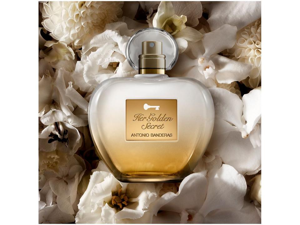 Kit Perfume Antonio Banderas Her Golden Secret - Feminino Eau de Toilette 80ml com Desodorante - 4