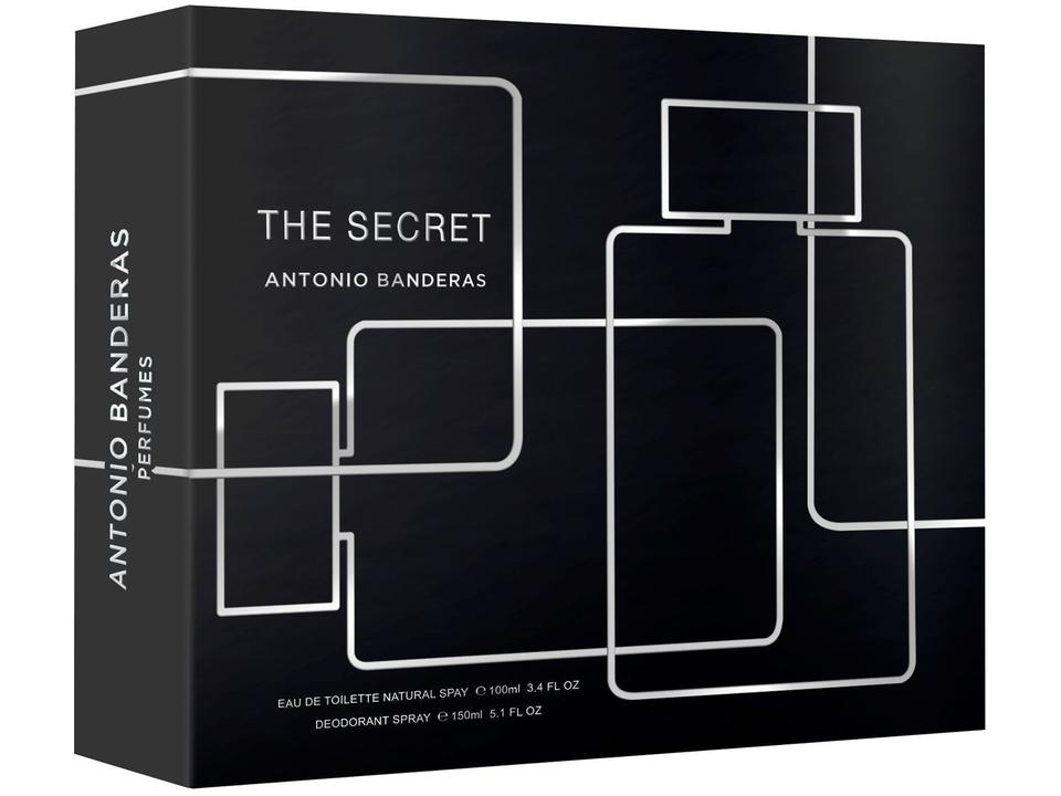 Kit Perfume Antonio Banderas The Secret - Masculino Eau de Toilette 100ml com Desodorante - 3