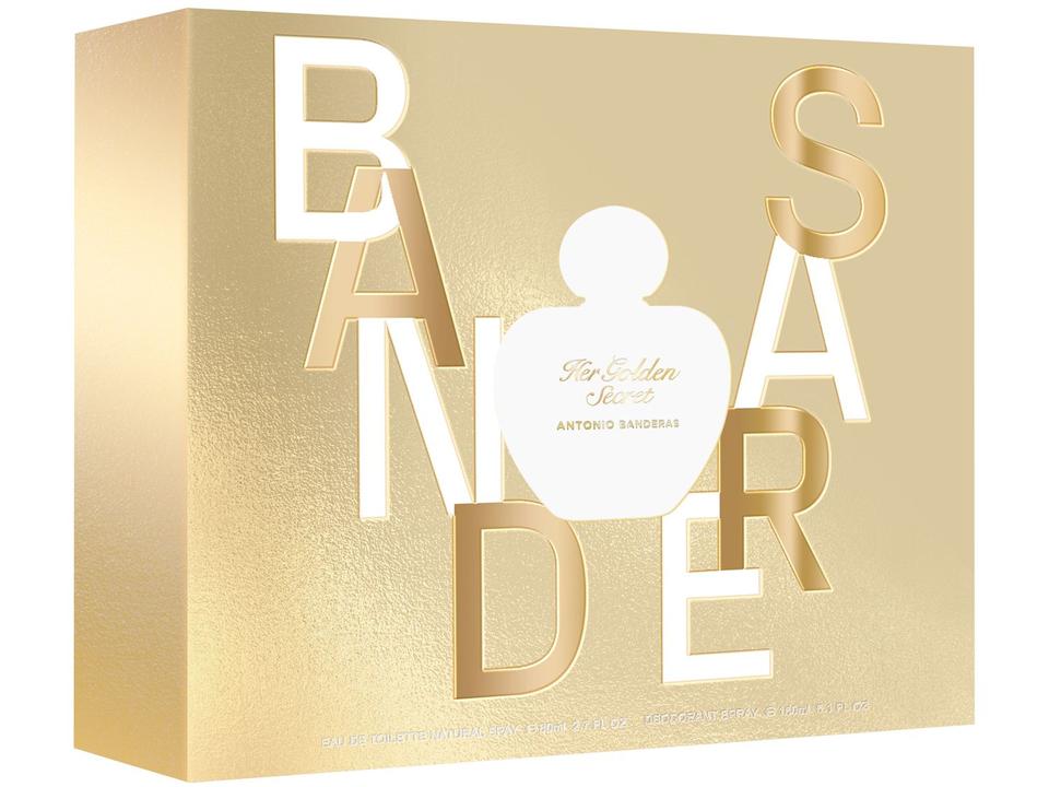 Kit Perfume Feminino Antonio Banderas Her Golden Secret Eau de Toillete 150ml + 1 Desodorante 80ml - 4