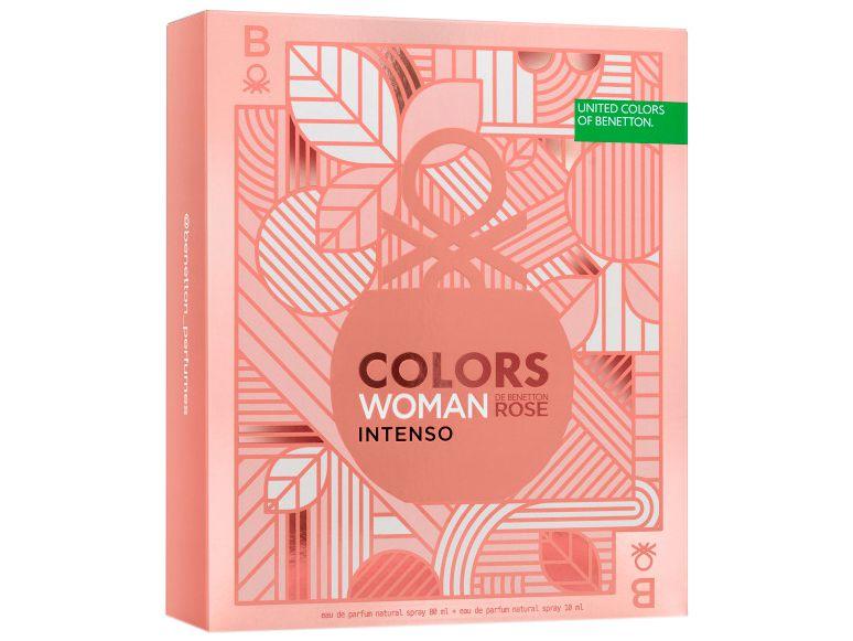 Kit Perfume Feminino Banderas Colors Woman Rose - Intenso Eau de Parfum 80ml - 4