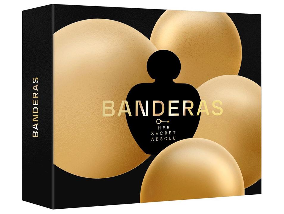 Kit Perfume Feminino Banderas Her Secret Absolu 1 Eau de Parfum de 80ml + 1 Desodorante Spray de 150ml - 3