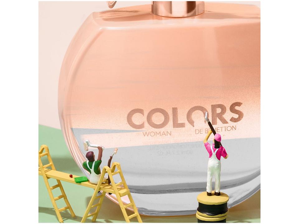 Kit Perfume Feminino Benetton Colors Woman Rose Eau de Toilette 80ml com Body Lotion 75ml - 1