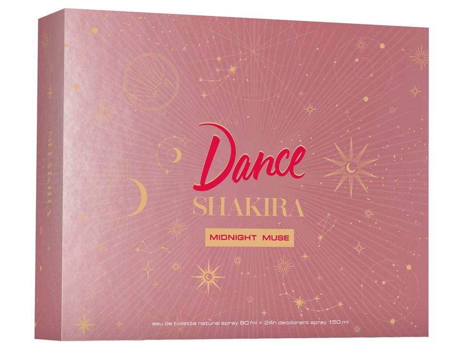 Kit Perfume Feminino Shakira Dance Midnight Muse 1 Eau de Toilette de 80ml + 1 Desodorante Spray de 150ml - 3