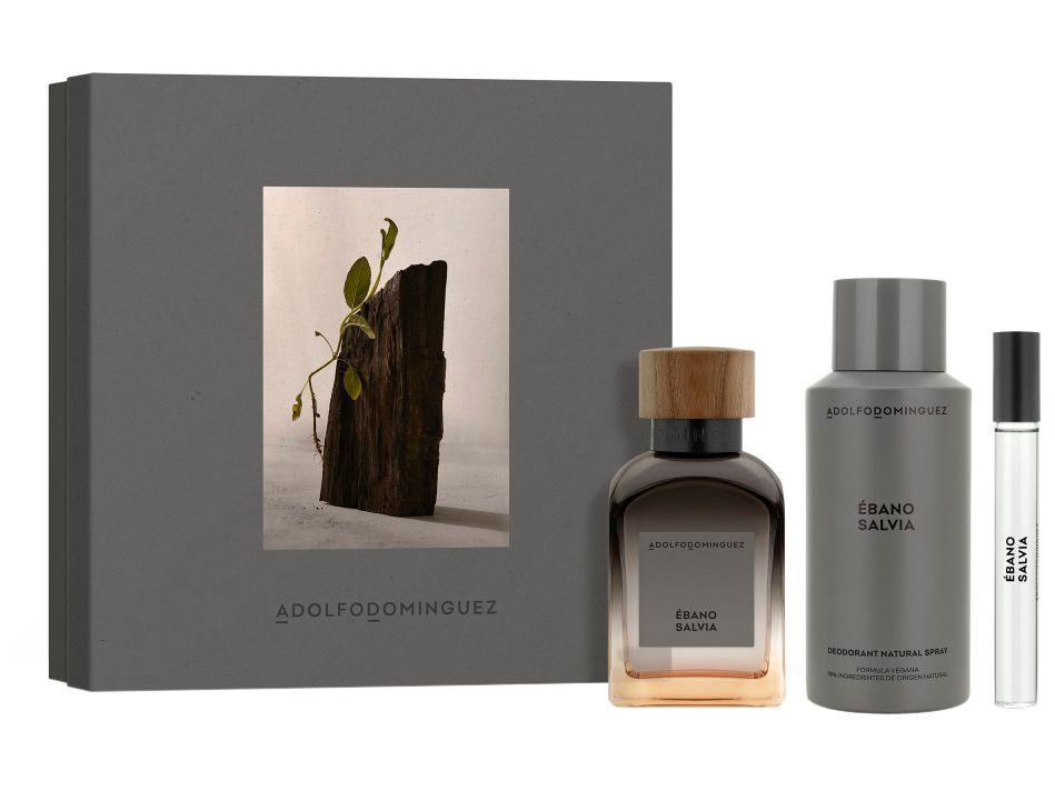 Kit Perfume Masculino Adolfo DominguezÉbano Salvia - Ébano Salvia Eau de Parfum