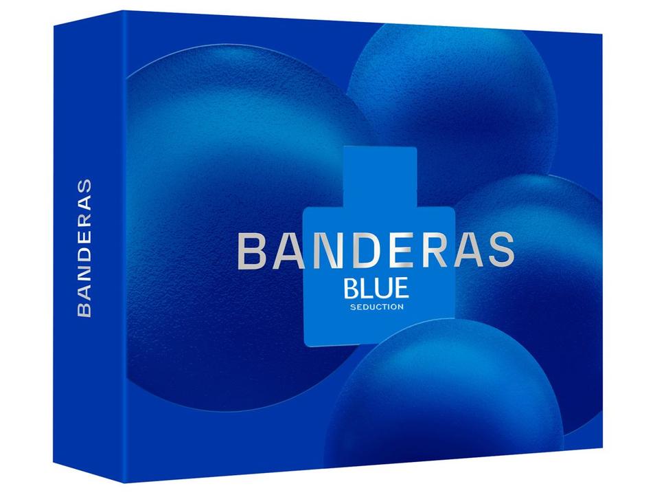 Kit Perfume Masculino Banderas Blue Seduction 1 Eau de Toilette de 100ml + 1 Desodorante Spray de 150ml - 3