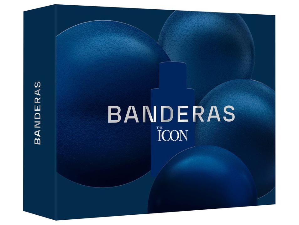 Kit Perfume Masculino Banderas The Icon 1 Eau de Toilette de 100ml + 1 Desodorante spray de 150ml - 3