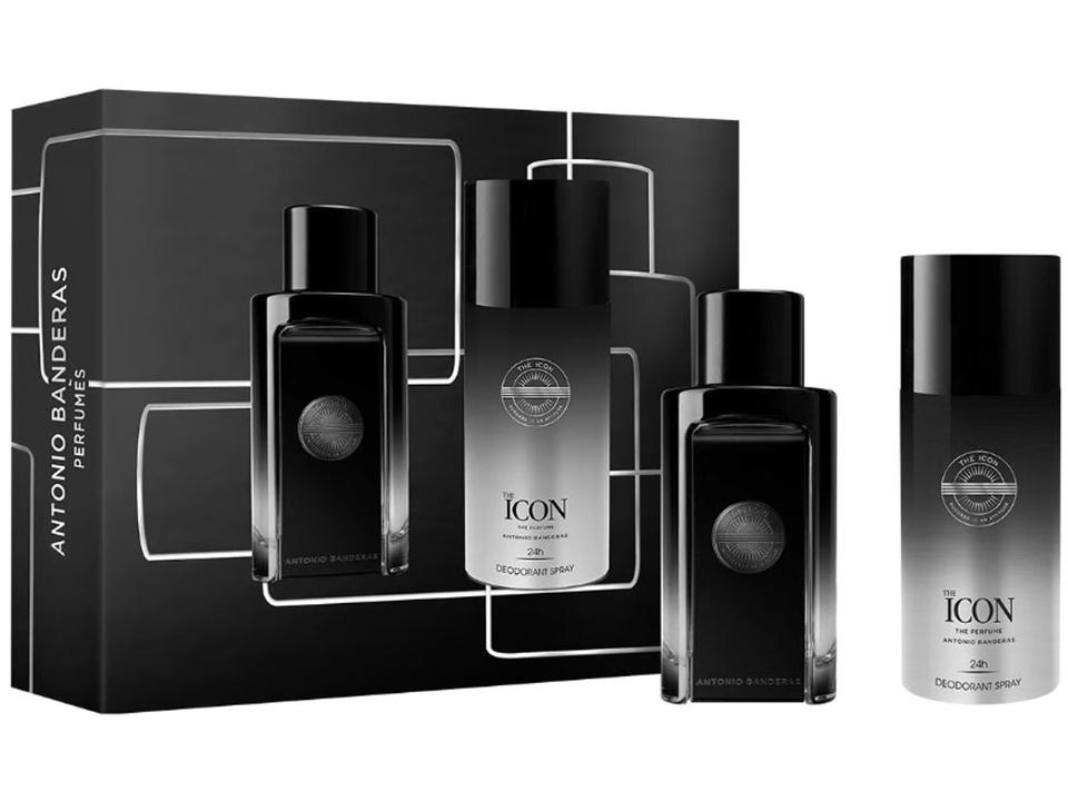Kit Perfume Masculino Banderas The Icon - Eau de Parfum