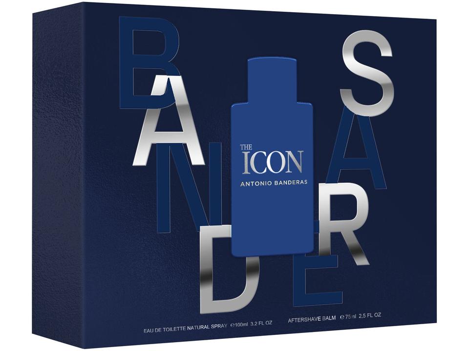 Kit Perfume Masculino Banderas The Icon - Eau de Toilette com Desodorante - 6