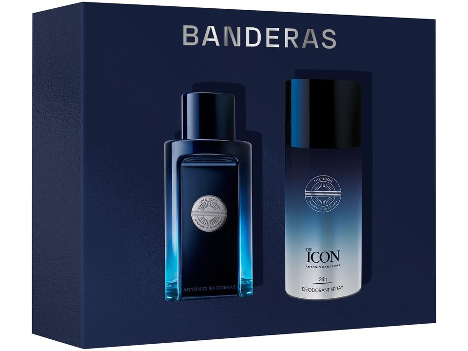 Kit Perfume Masculino Banderas The Icon - Eau de Toilette com Desodorante - 5