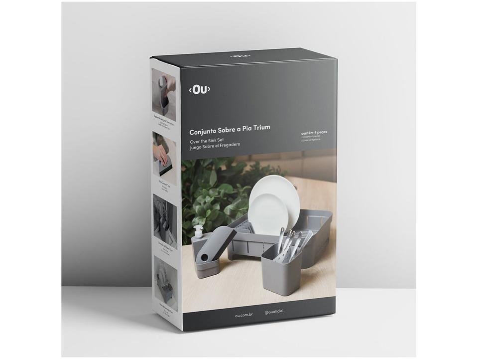 Kit Pia para Cozinha Chumbo Ou Trium 4 Peças - 5