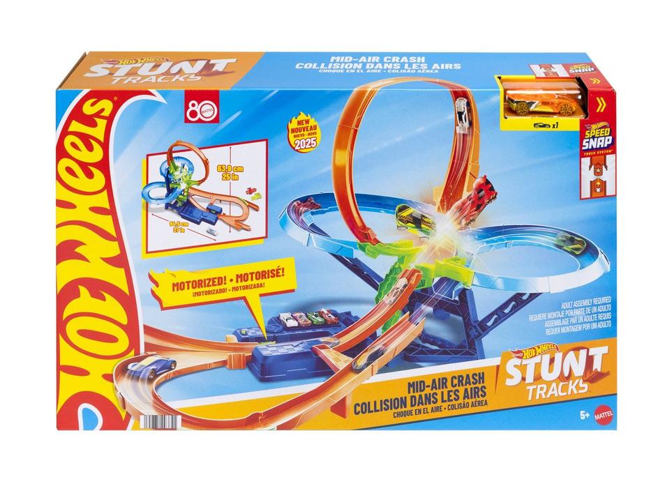 Kit Pista Hot Wheels Choque Multi-Aéreo Mattel - 7