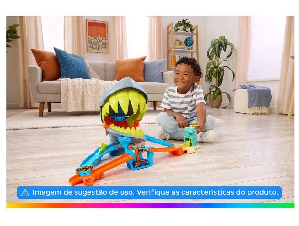 Kit Pista Hot Wheels City Tubarão Mattel - 1