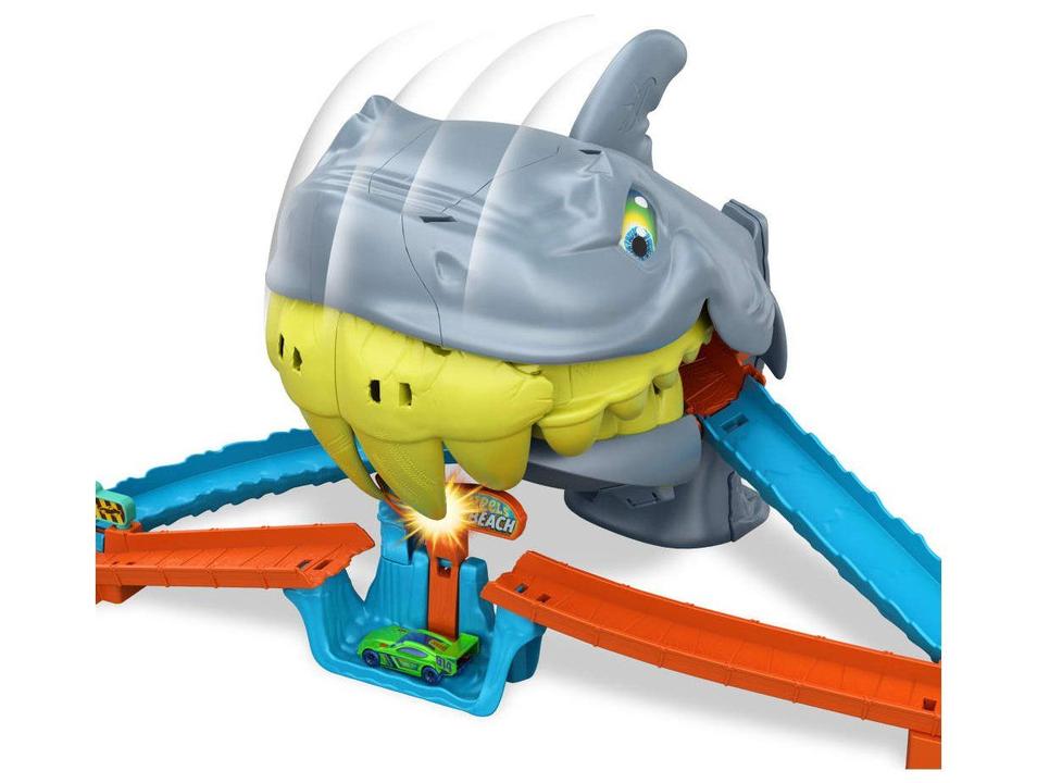 Kit Pista Hot Wheels City Tubarão Mattel - 3