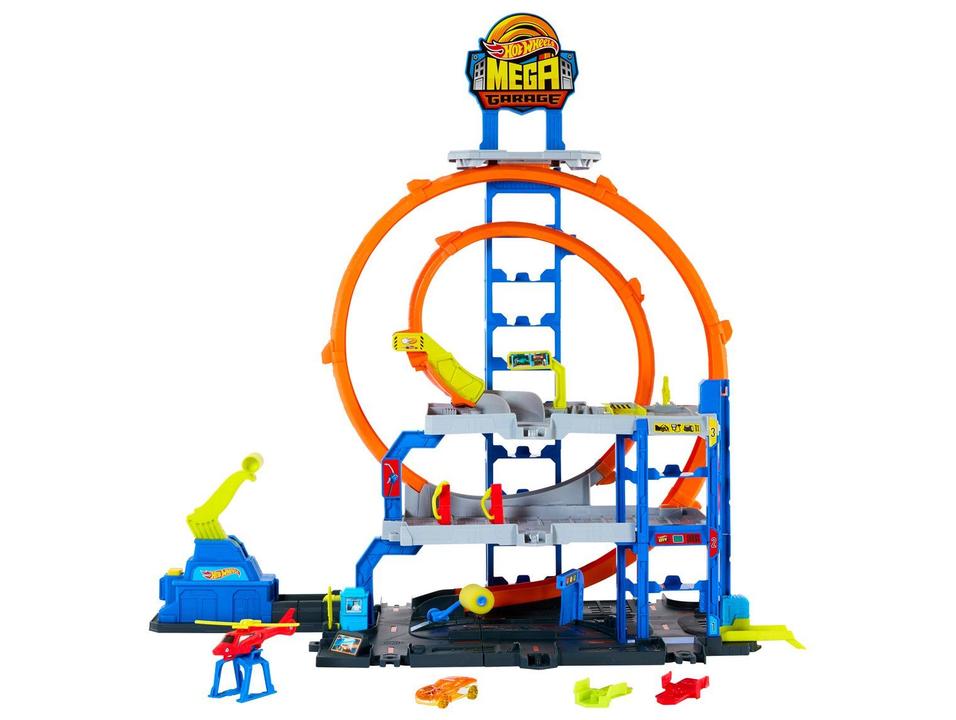 Kit Pista Hot Wheels Mega Garagem Mattel. - 2