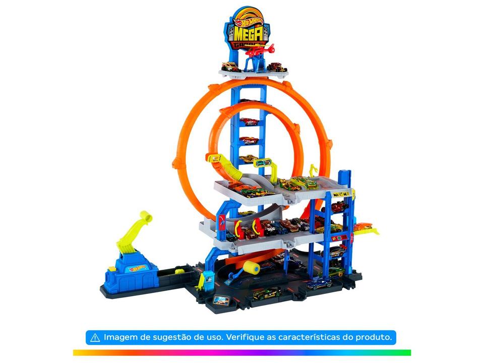 Kit Pista Hot Wheels Mega Garagem Mattel. - 1