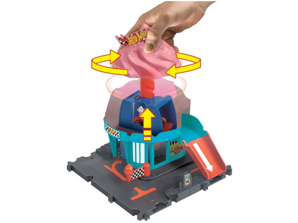 Kit Pista Hot Wheels Sorveteria Colorida Mattel - 2