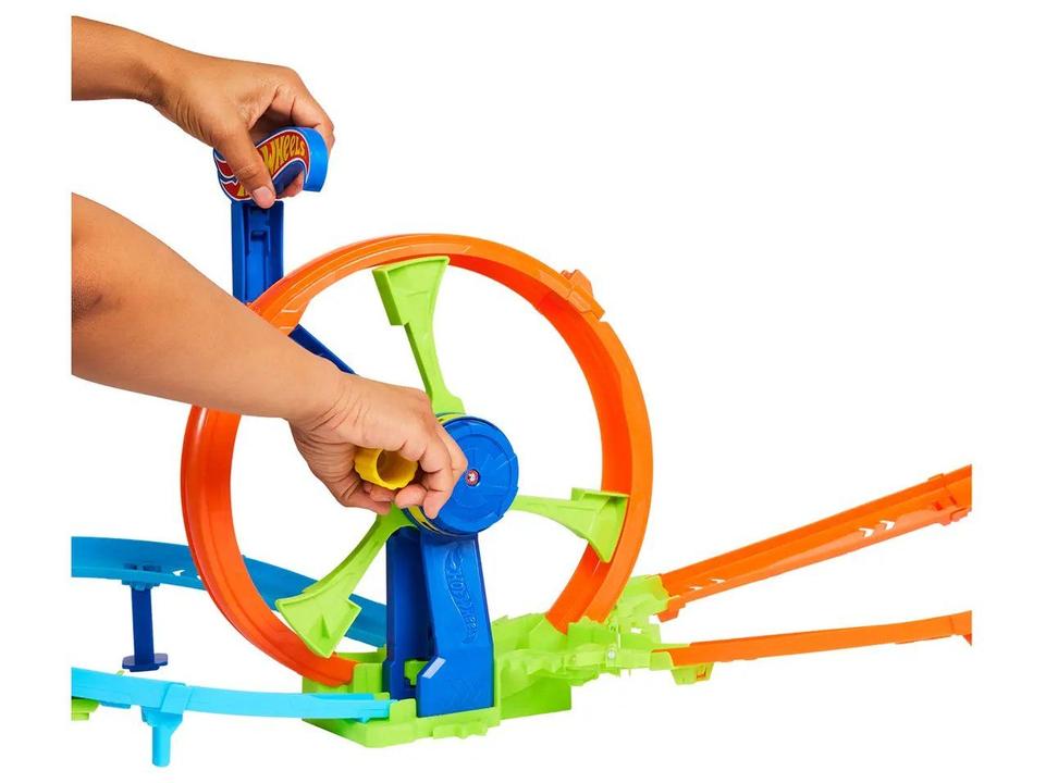 Kit Pista Hot Wheels Turbina de Ação Mattel - 9