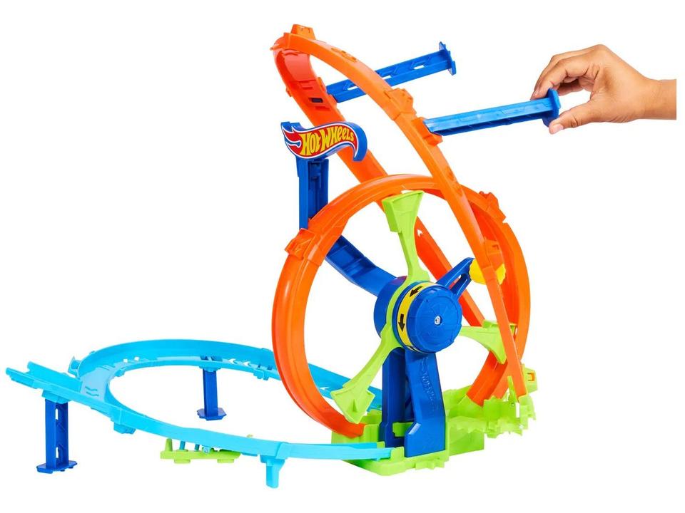 Kit Pista Hot Wheels Turbina de Ação Mattel - 10