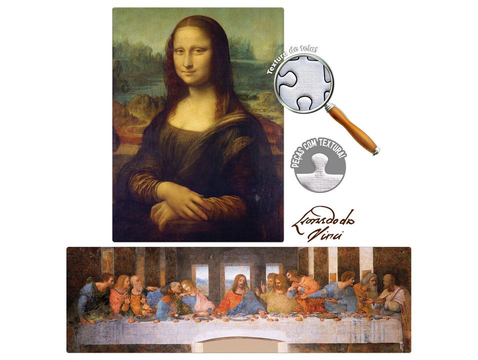 Kit Quebra-cabeça Coleção Obras de Arte Game - 1