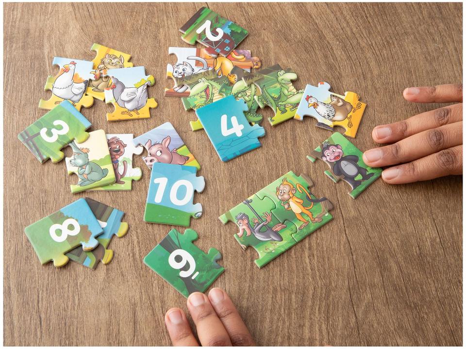 Kit Quebra-cabeça Contando do 1 ao 10 Grow - 4