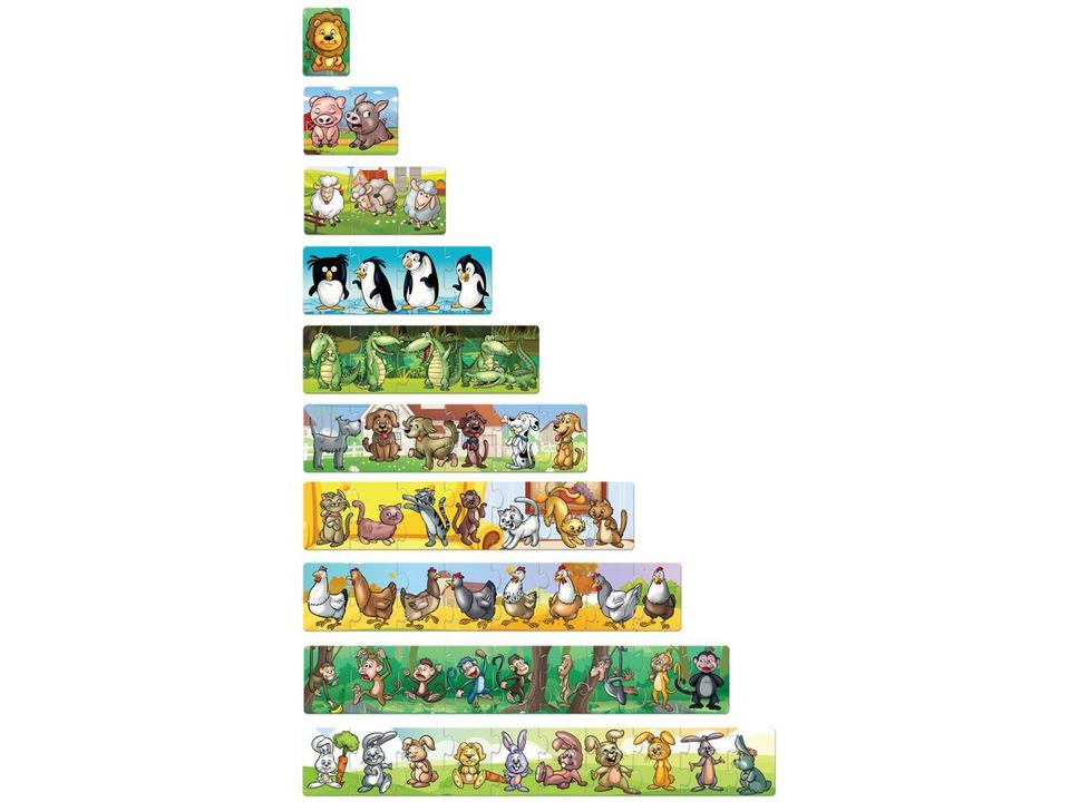 Kit Quebra-cabeça Contando do 1 ao 10 Grow - 1