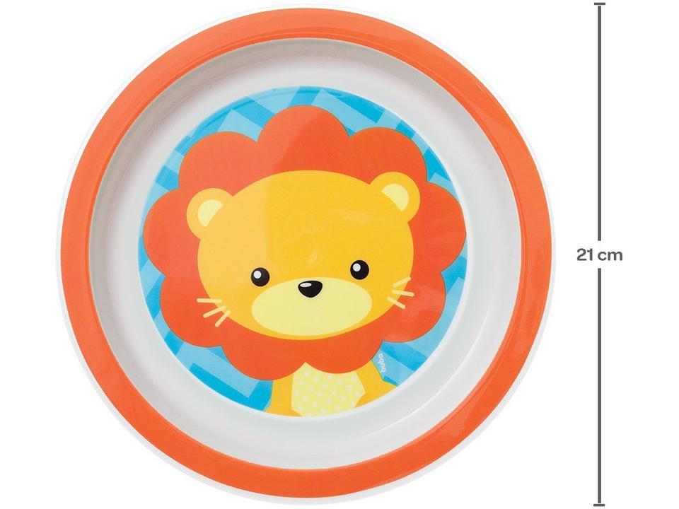 Kit Refeição Infantil Buba Animal Fun Leão - 7