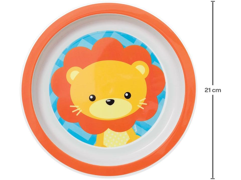 Kit Refeição Infantil Buba Animal Fun Leão - 7